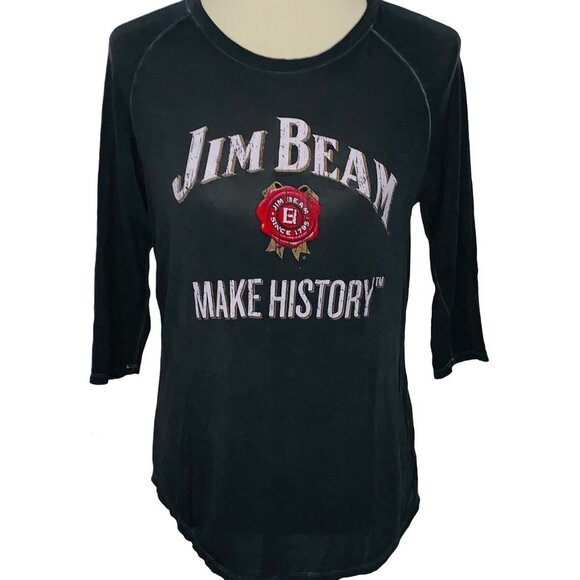 J. America Jim Beam 3/4 Sleeve Tee - Picture 3 of 6